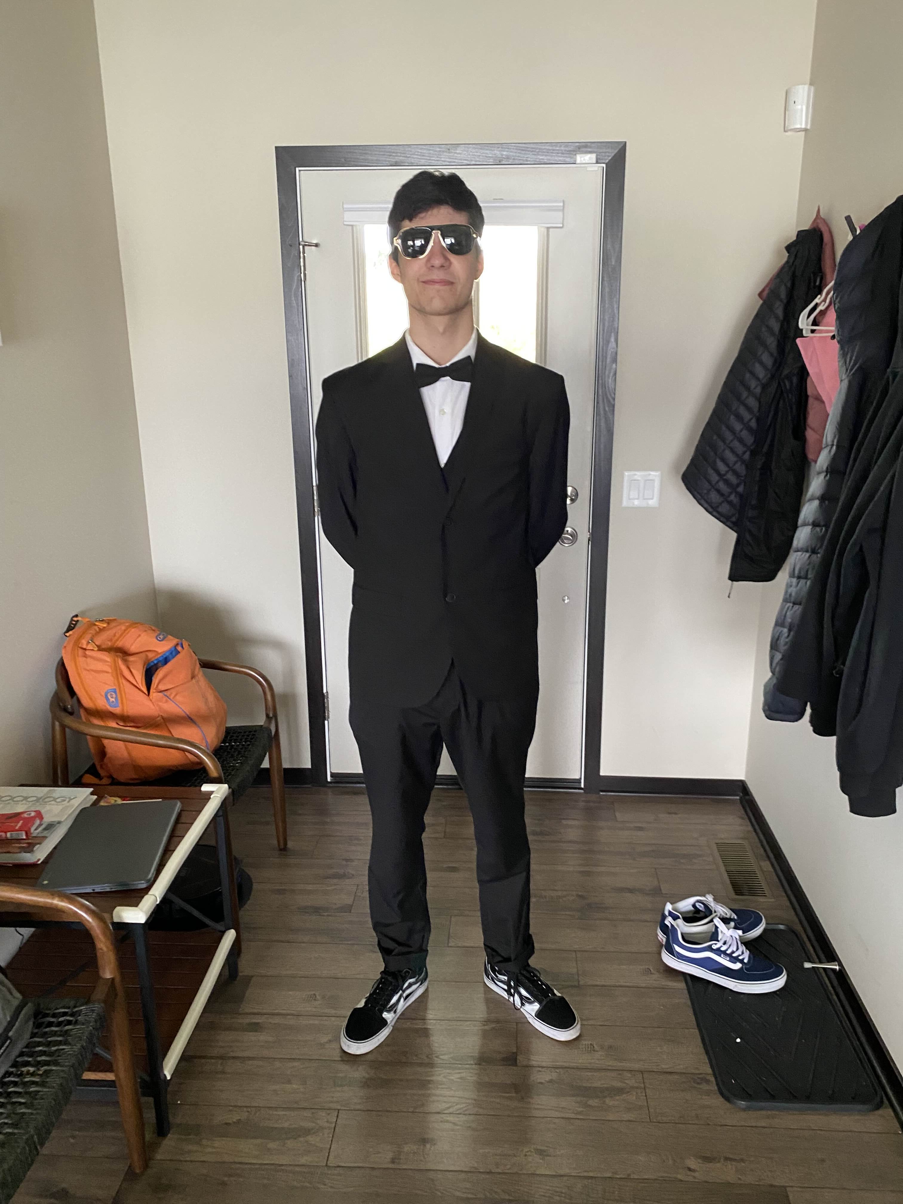 danny f in a suit